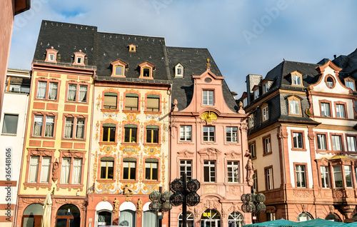 Traditional buildings at Market Square in Mainz - Rhineland-Palatinate, Germany