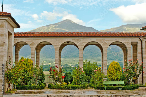 Amatrice - Veduta dalla Chiesa del Santissimo Crocifisso prima del terremoto