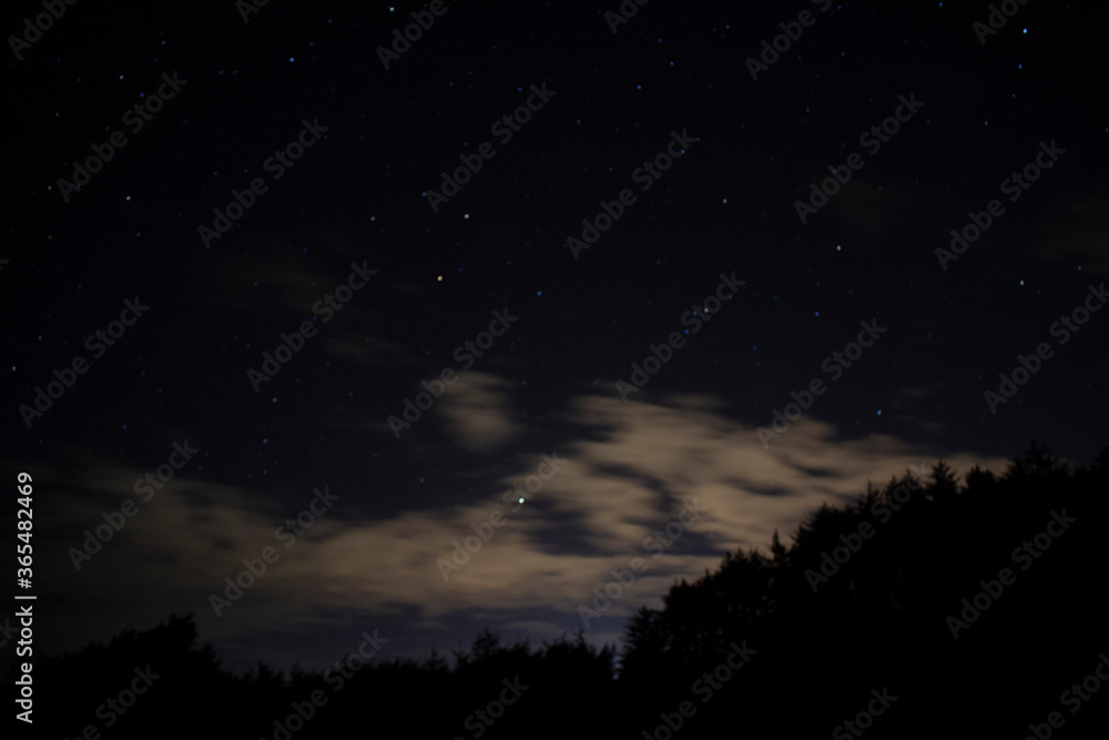 Fototapeta premium stars/cloud sky landscape