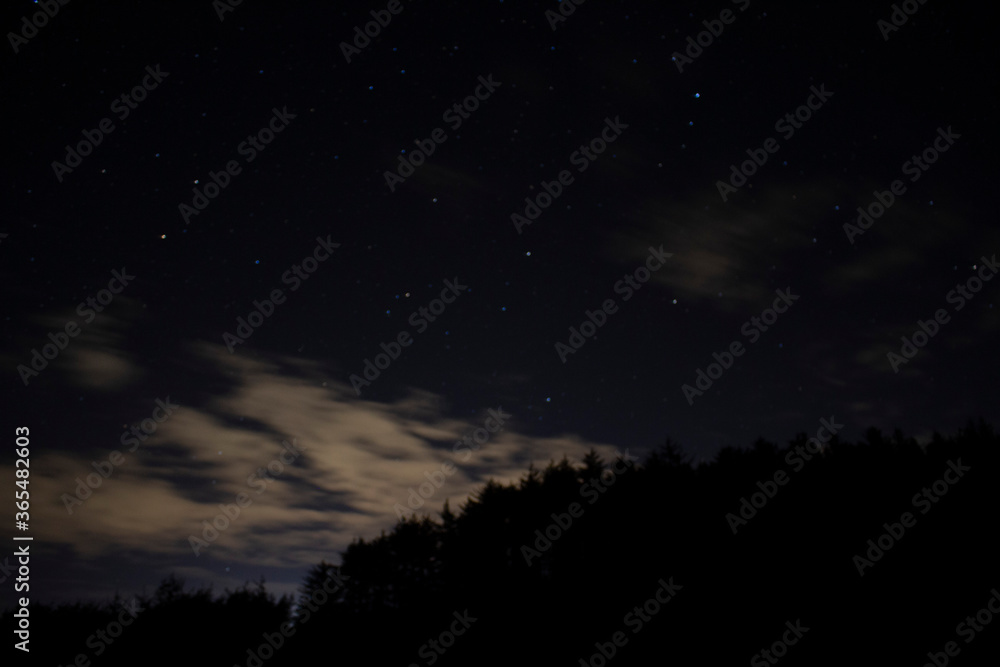 stars/cloud sky landscape