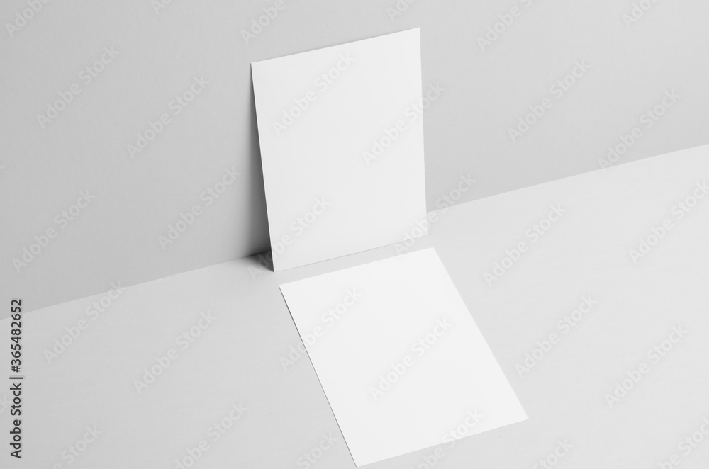 A5 Flyer Mock-Up - Wall Background A5 Flyer Mock-Up - Wall Background
