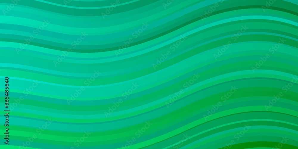 Light Green vector pattern with wry lines. Abstract illustration with bandy gradient lines. Template for cellphones. Light Green vector pattern with wry lines. Abstract illustration with bandy gradient lines. Template for cellphones.