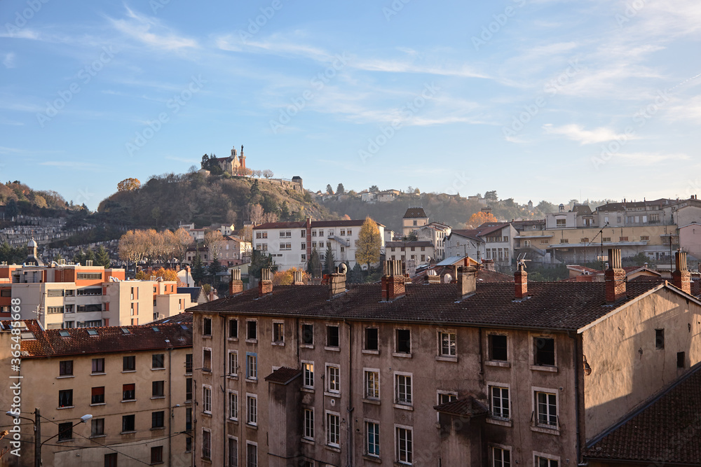 Aerial view of Vienne including The Chapel of Our Lady of Pipet Vienne