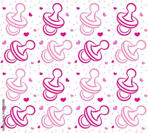 Pink nipples seamless background