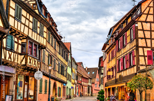 Traditional half-timbered houses in Barr - Bas-Rhin, France