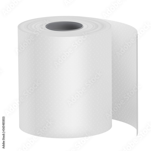 Toilet paper, bath tissue or loo roll. Personal hygiene product. Soft protection for body.