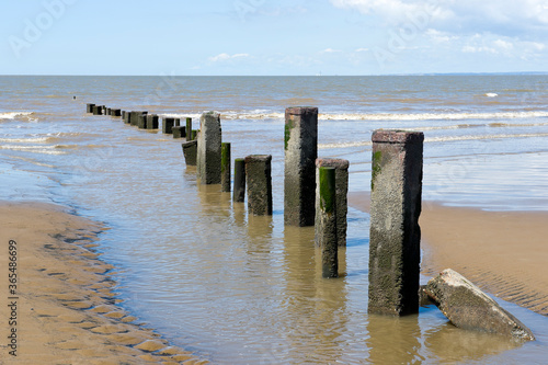 Berrow Beach  Somerset  England