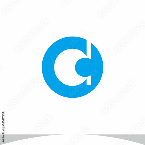 Free Download DC Initial Logo Design Vector - GFXLoad