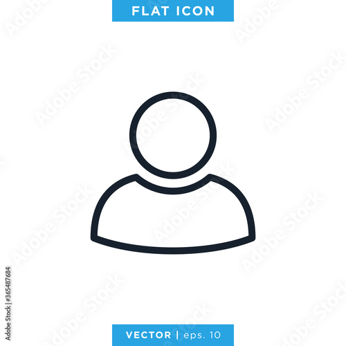 Profile Icon Vector Design Template. 