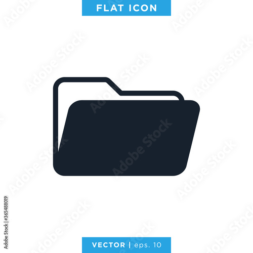 Folder Icon Vector Design Template
