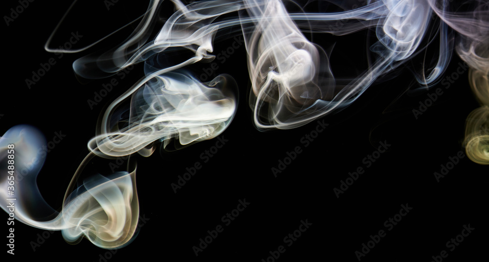 Fototapeta premium Abstract colorful smoky background