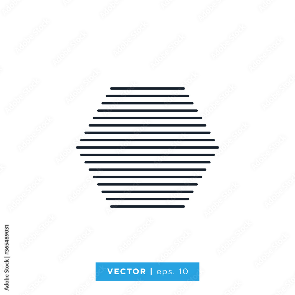 Modern Abstract Geometric Line Vector Design Template Modern Abstract Geometric Line Vector Design Template