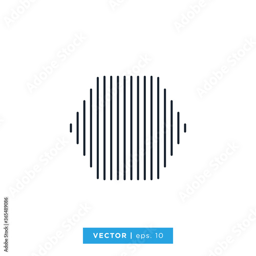 Modern Abstract Geometric Line Vector Design Template