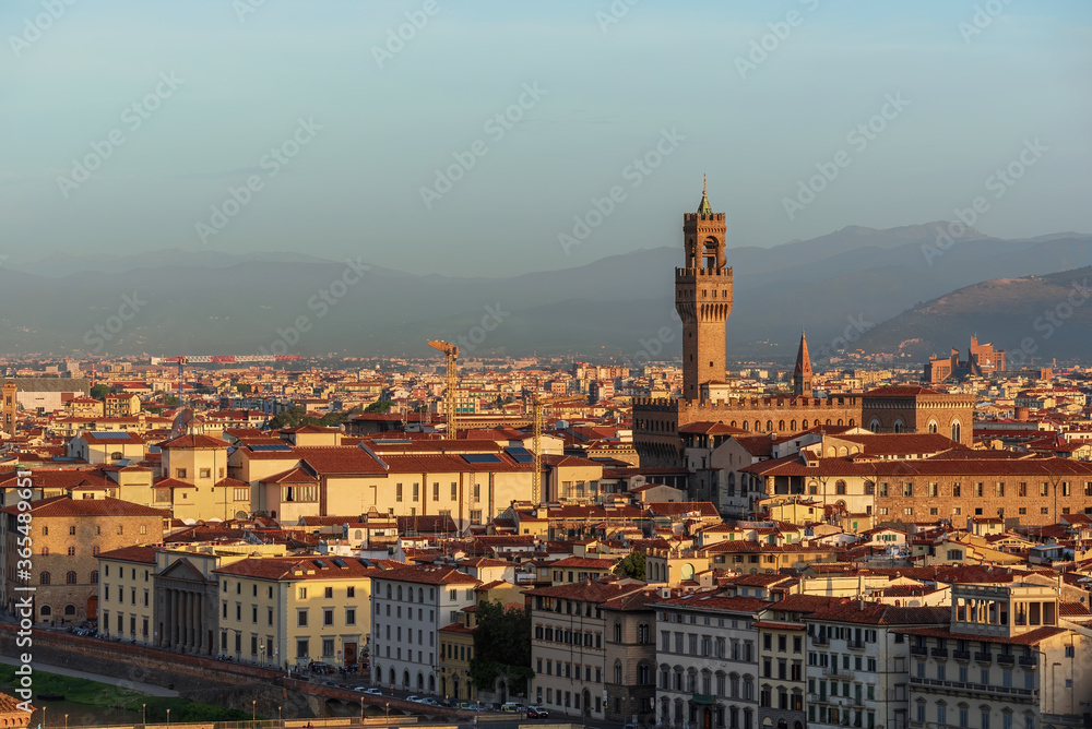 Beautiful view of Florence Skyline at Sunset. Italy Beautiful view of Florence Skyline at Sunset. Italy