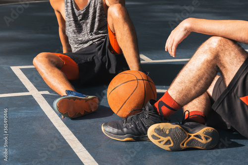 basketball player rest