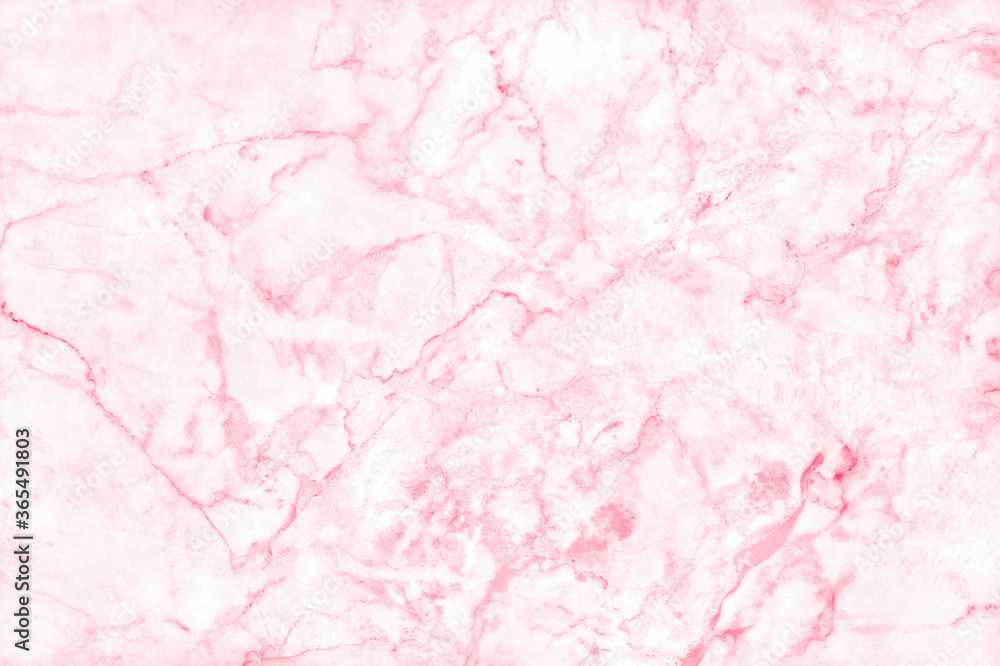 Fototapeta premium Pink marble floor texture background with high resolution, counter top view of natural tiles stone in seamless glitter pattern and luxurious.