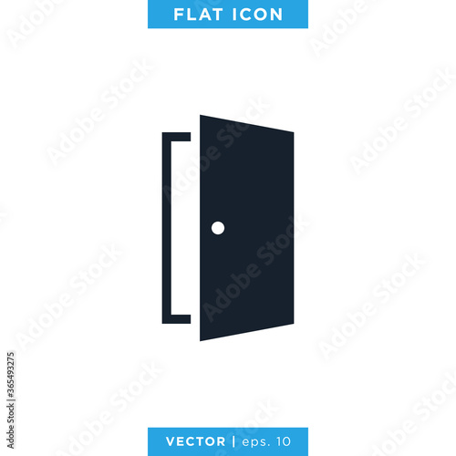 Door Icon Vector Design Template