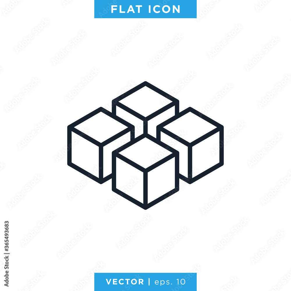 Cube Icon Vector Design Template Cube Icon Vector Design Template