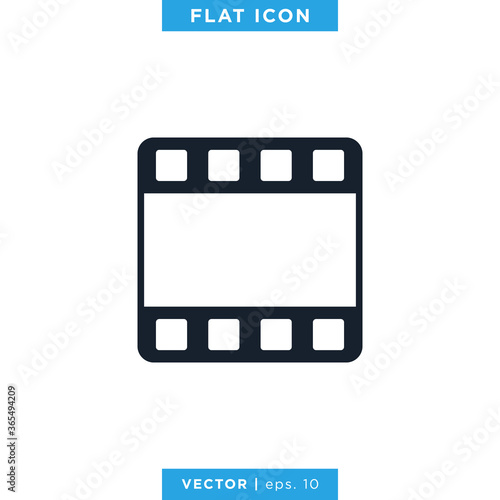 Film Strip Icon Vector Design Template © fafostock