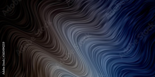 Light Blue, Red vector layout with curves. Gradient illustration in simple style with bows. Best design for your ad, poster, banner.