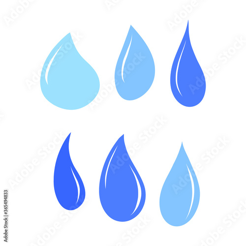 Drop of water. Vector illustration