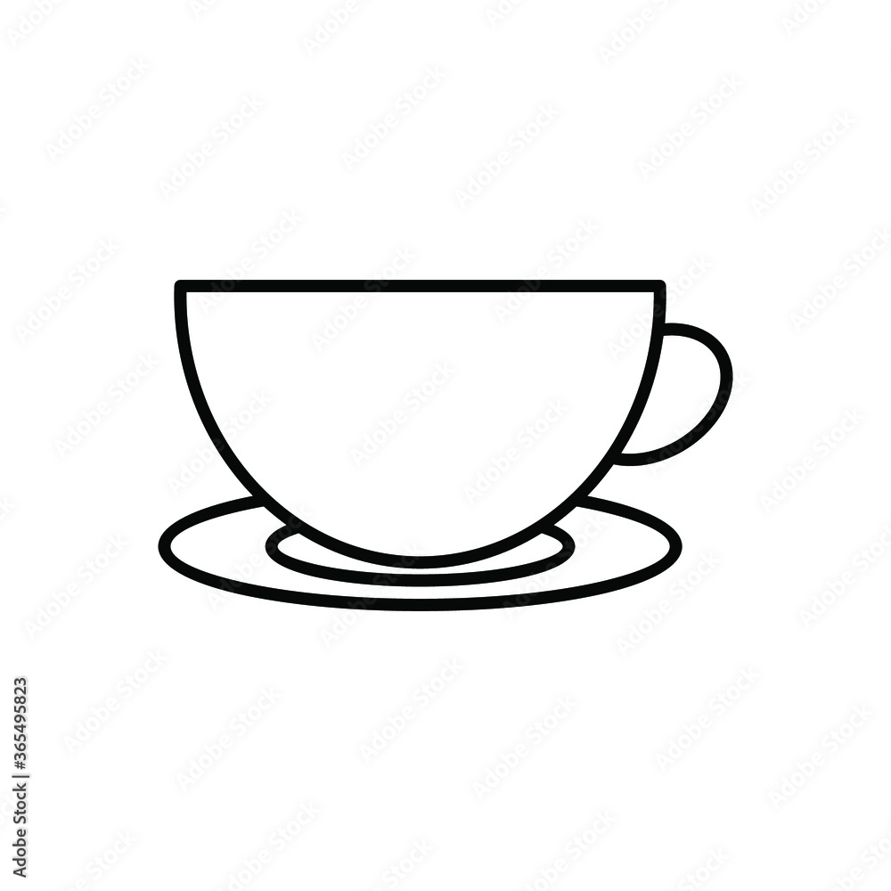 cup mug icon vector sign