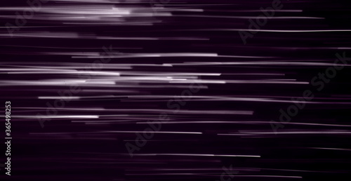 Fototapeta Naklejka Na Ścianę i Meble -  The background of the purple and black light bars is moving forward.