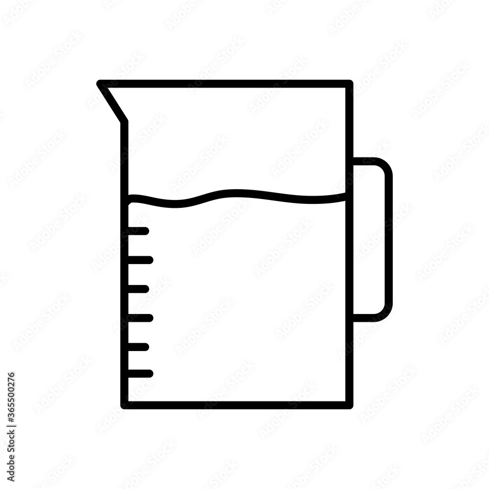 milk jar line style icon design, dairy breakfast and food theme Vector illustration milk jar line style icon design, dairy breakfast and food theme Vector illustration