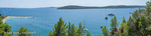 Photography Vistas de la costa de Split, desde la colina de Marjan en Croacia, verano de 201