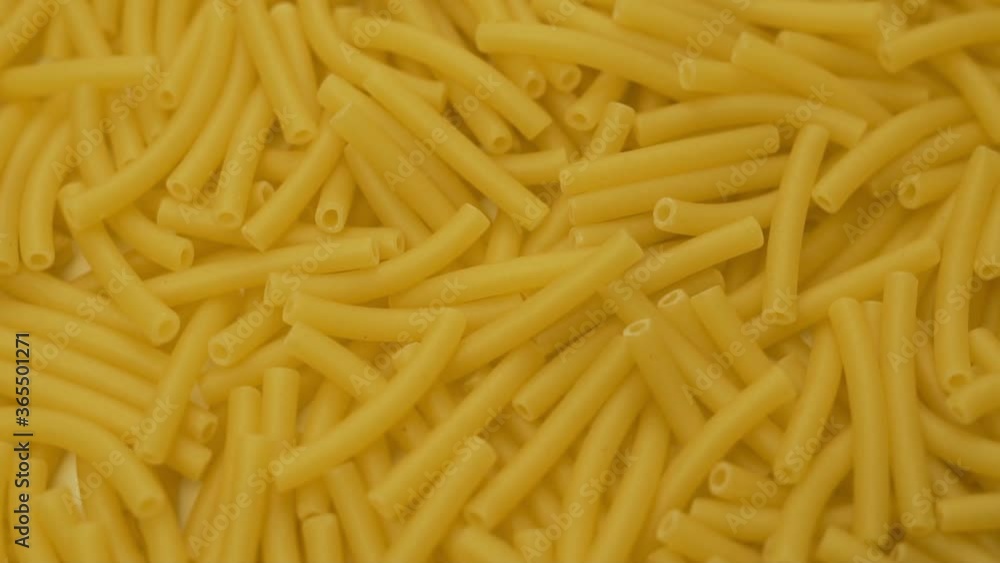 Close-up of Macaroni, Spaghetti, Vermicelli. Isolated. Rotation. Close-up of Macaroni, Spaghetti, Vermicelli. Isolated. Rotation.
