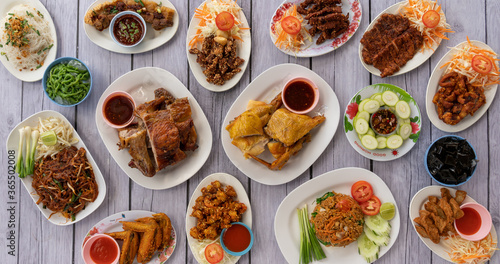 Thai & Japanese Mixed Food Selections 