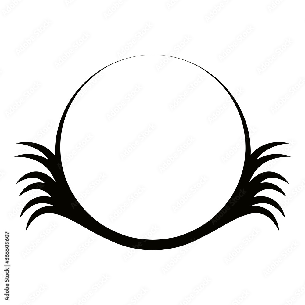 Crest logo isolated on white background. Trendy crest logo for web site, emblem, decoration and design template. Creative art concept, vector illustration Crest logo isolated on white background. Trendy crest logo for web site, emblem, decoration and design template. Creative art concept, vector illustration
