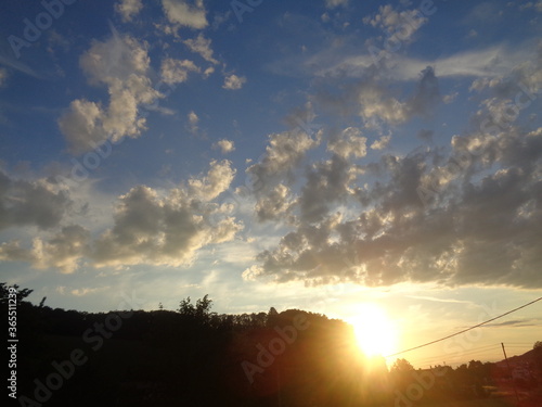 Himmel, Sonne, Abend