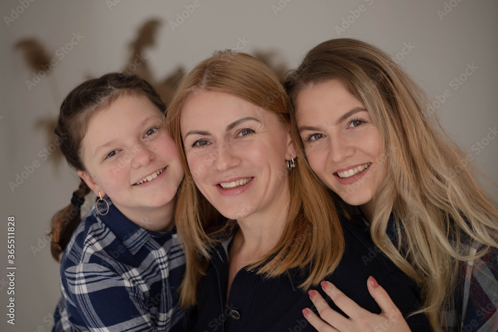 mother and daughters, close-knit family, beautiful girls, sisters of relatives, relationships mother and daughters, close-knit family, beautiful girls, sisters of relatives, relationships