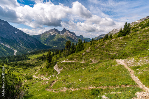 Fantastic hike in the Lechquellen Mountains in Vorarlberg Austria