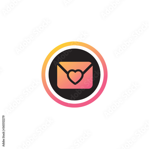 love mail message icon