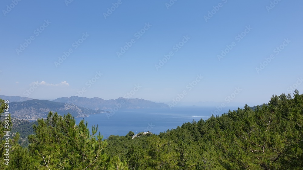 Landscape of Turunc bay, Fethiye-Turkey