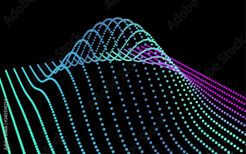 Black hole anomaly distorting space. Particle flux denoting smoothness of function. The synthesis of new energy.
