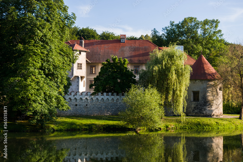 Castle Otocec on river Krka, Slovenia
