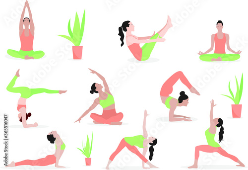 yoga poses set