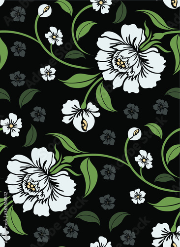 seamless floral background 