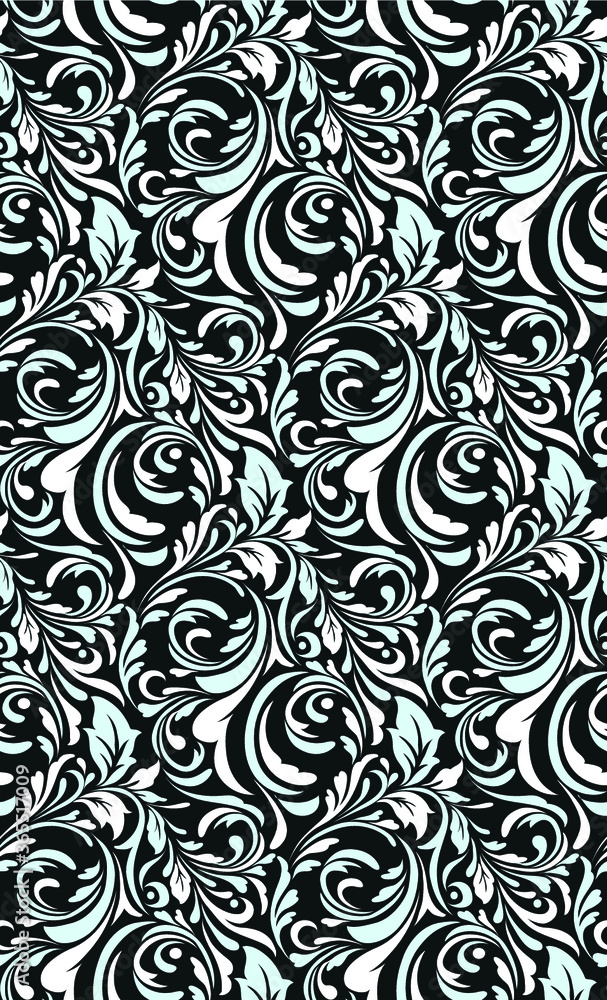 Damask seamless pattern Damask seamless pattern