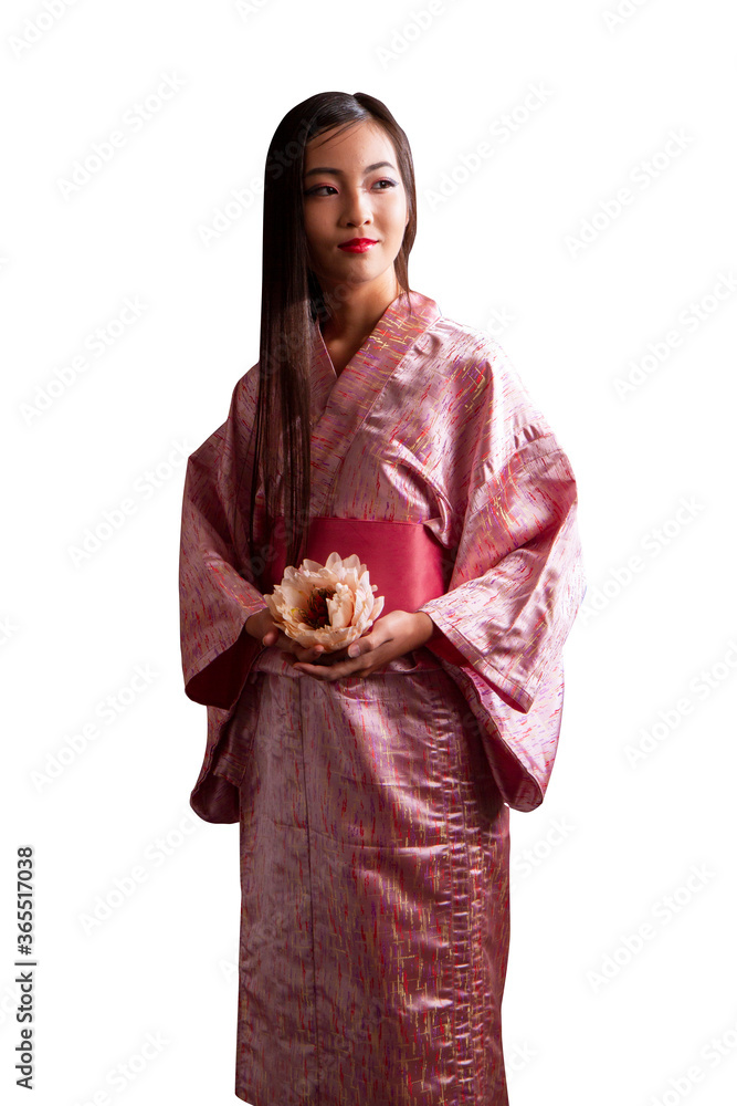 samurai in kimono holding katana sword and looking away sky background. samurai in kimono holding katana sword and looking away sky background.