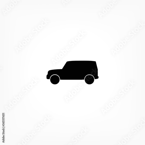 Car  vector icon   lorem ipsum Flat design