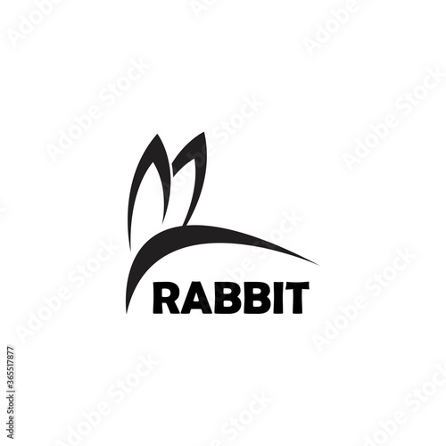 rabbit logo vector