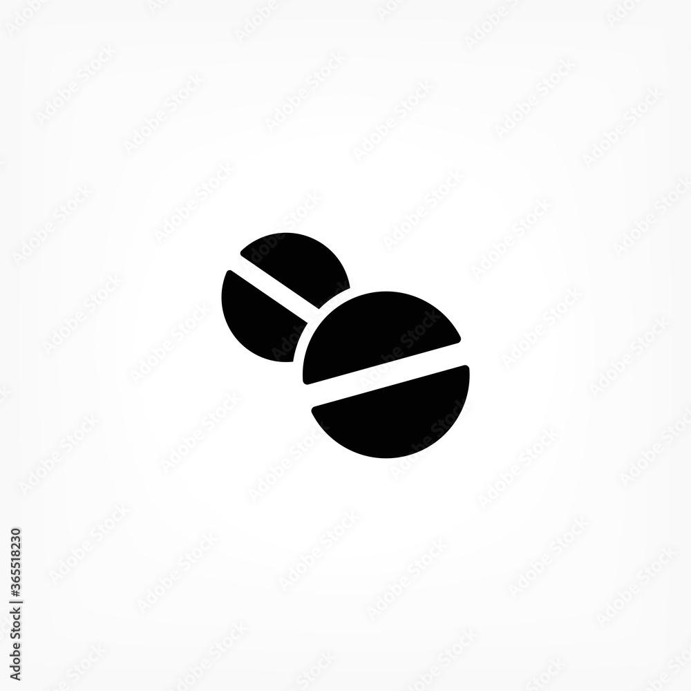 Pills vector icon , lorem ipsum Flat design Pills vector icon , lorem ipsum Flat design