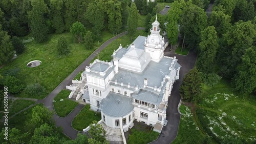 Historical house in the Moscow park.