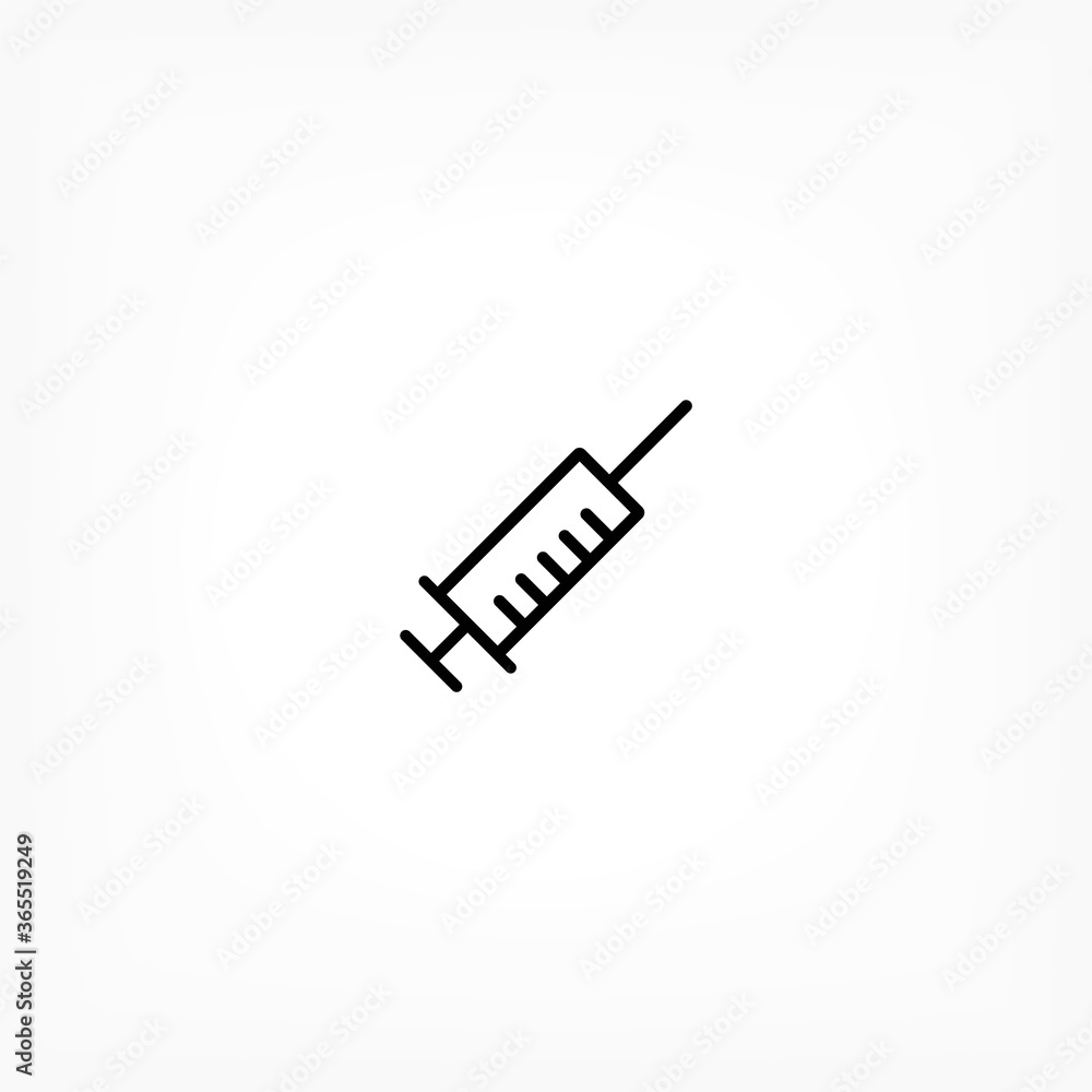 Syringe vector icon , lorem ipsum Flat design Syringe vector icon , lorem ipsum Flat design