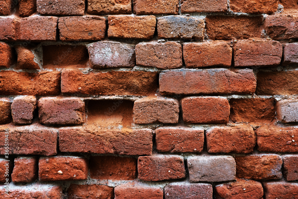 Grunge red brick wall background Grunge red brick wall background