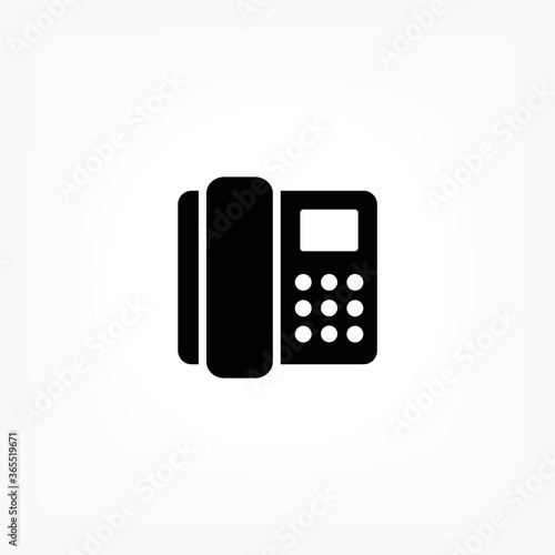 Home phone  vector icon , lorem ipsum Flat design
